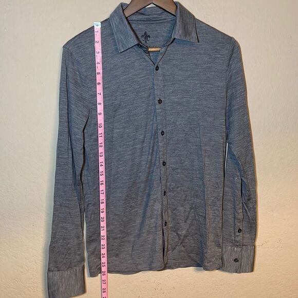 Club Monaco Longsleeve Grey Buttondown - Picture 4 of 13